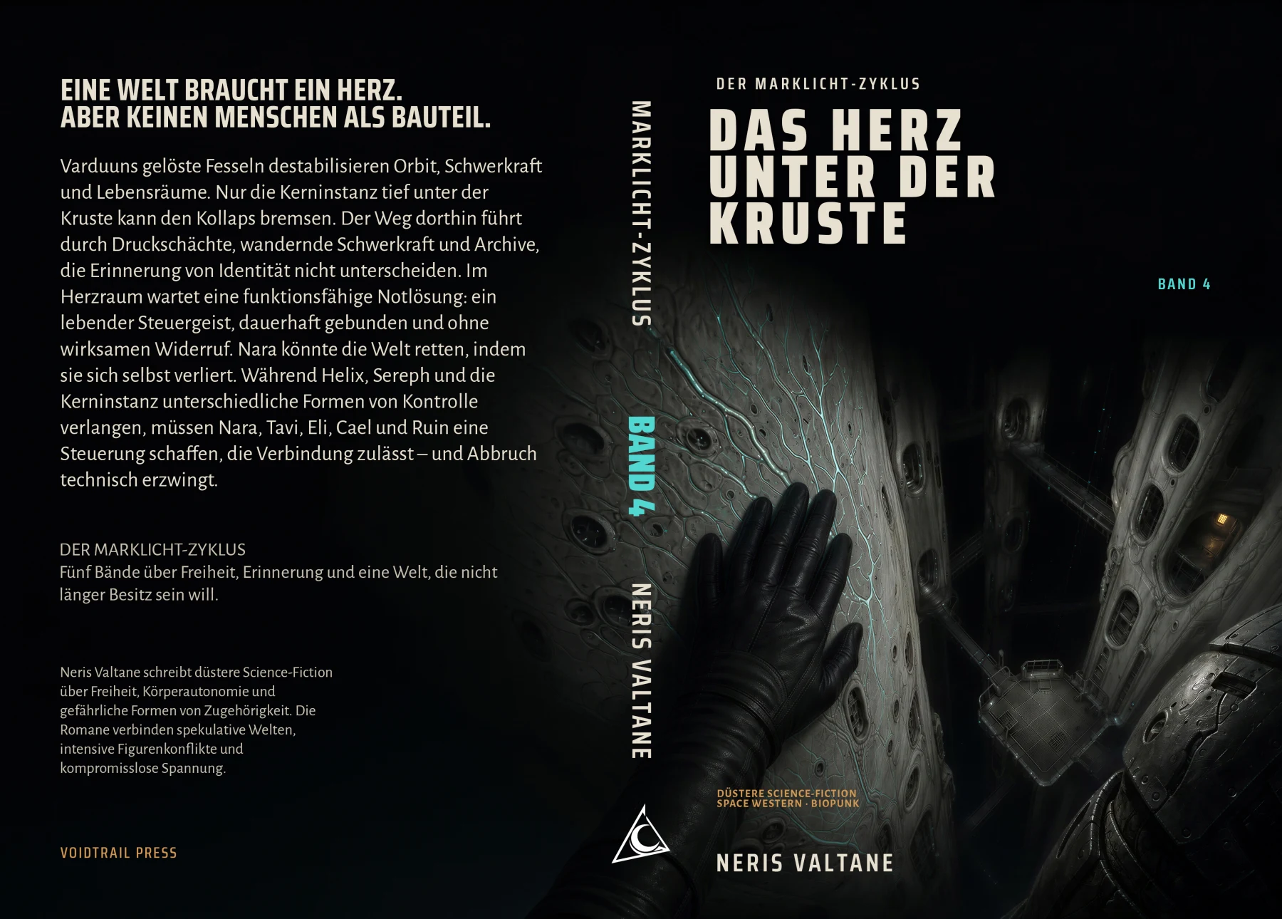 Vollständiger Druckumschlag: Das Herz unter der Kruste