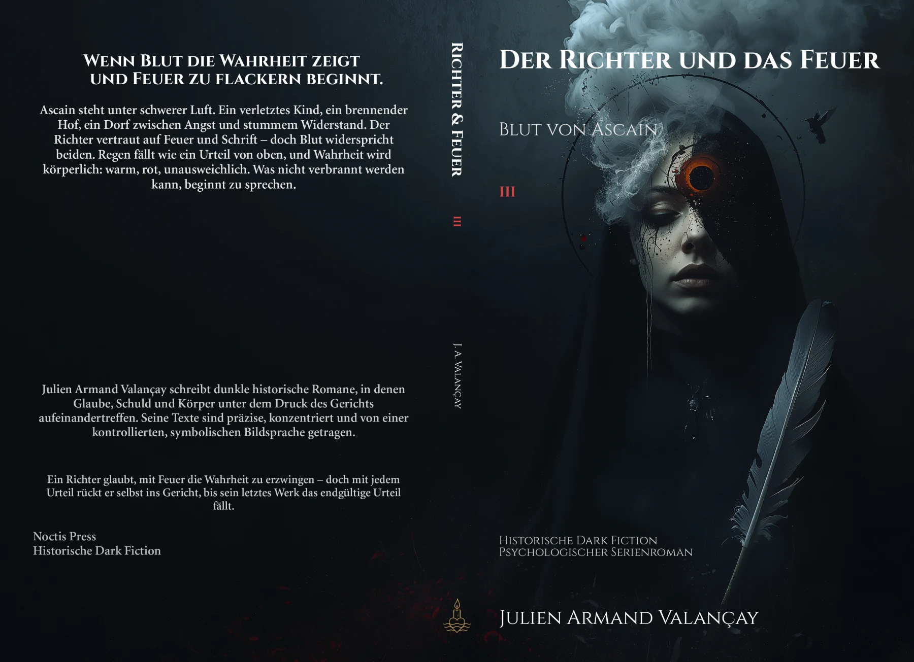 Vollständiger Druckumschlag: Blut von Ascain