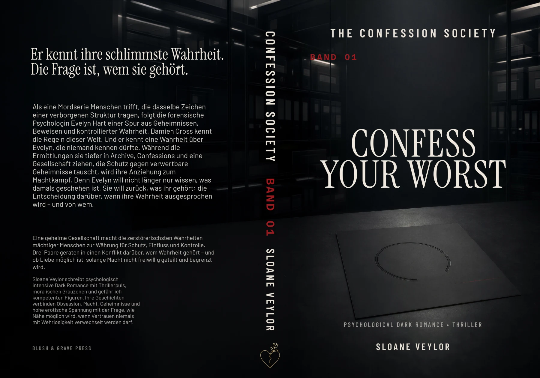 Vollständiger Druckumschlag: Confess Your Worst