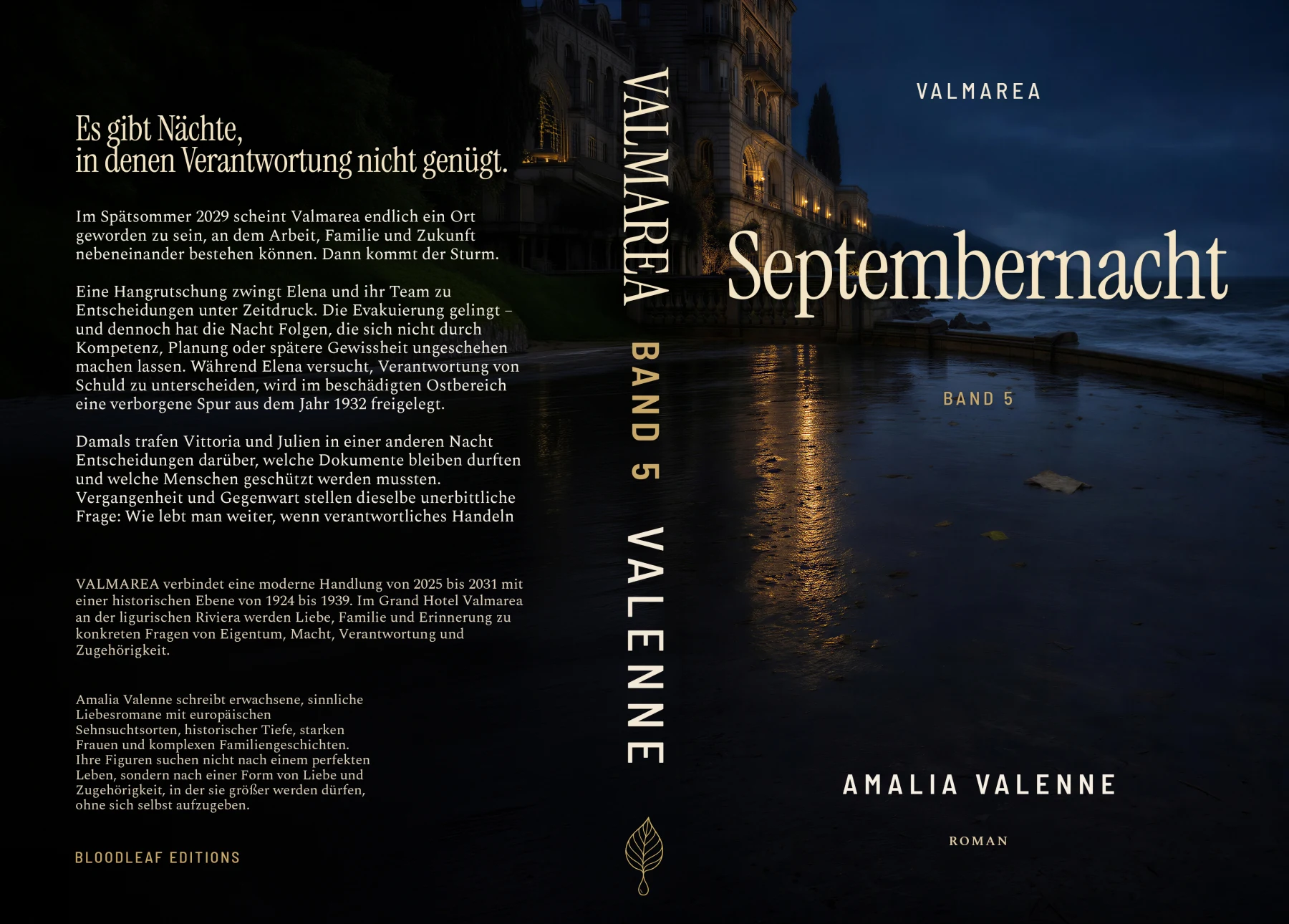 Vollständiger Druckumschlag: Septembernacht