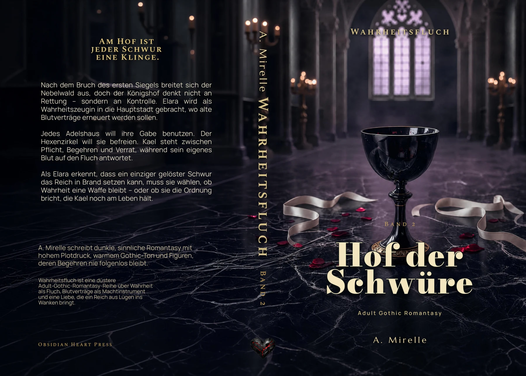 Vollständiger Druckumschlag: Hof der Schwüre