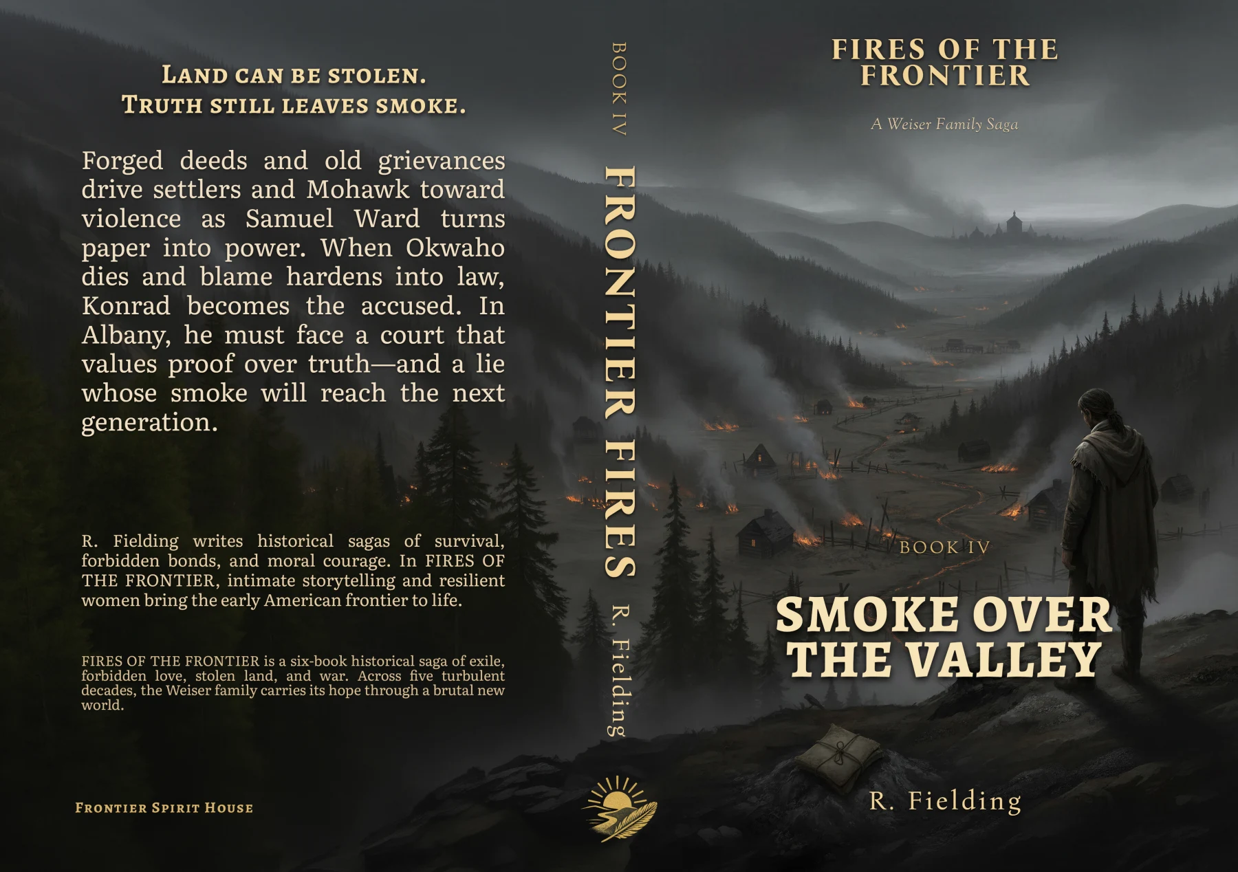 Full paperback cover: Smoke Over the Valley